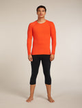 Men's Merino Blend 260 ZoneKnit™ Seamless  Long Sleeve Crewe Thermal Top Fervid - 3