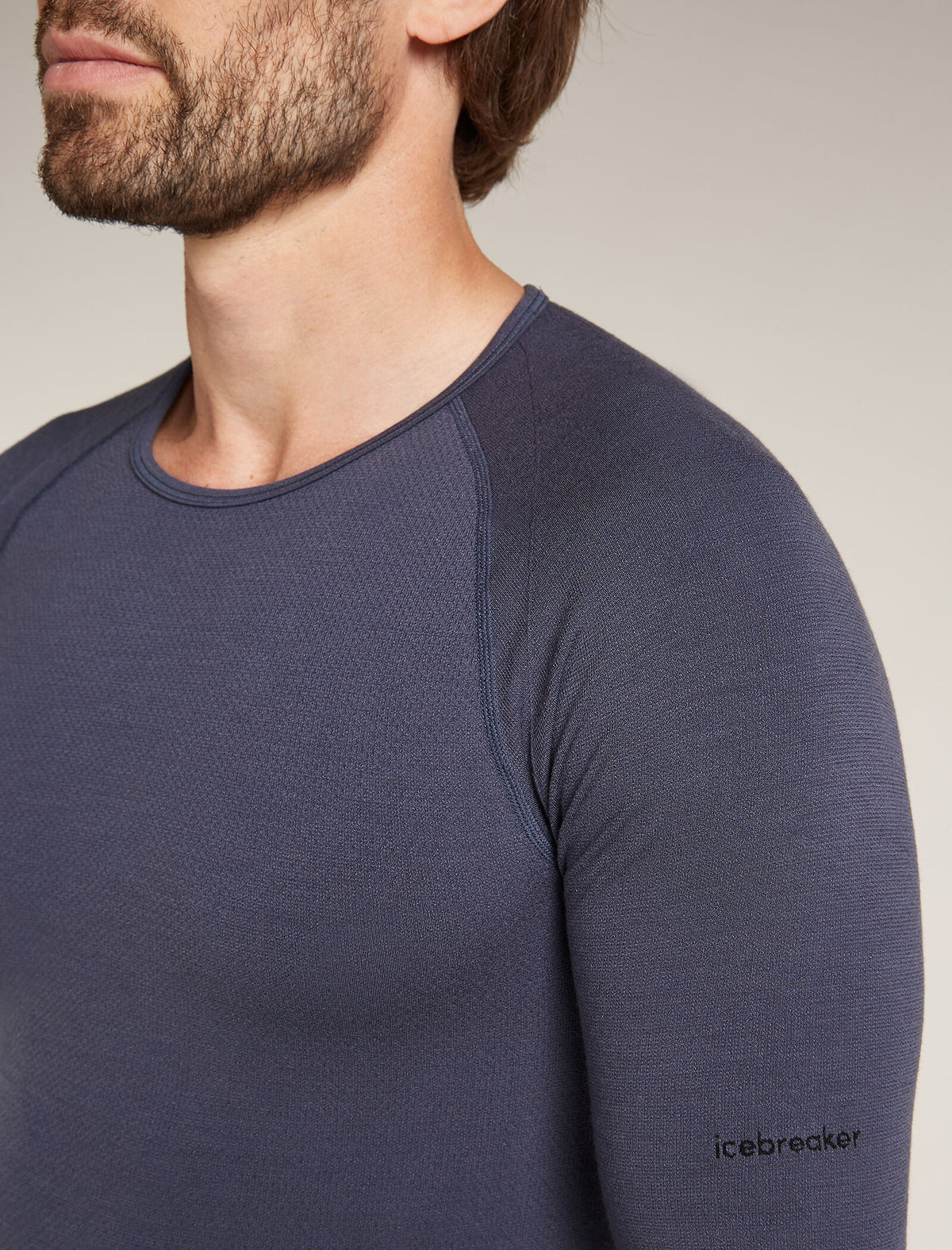 Men's Merino Blend 260 ZoneKnit™ Seamless  Long Sleeve Crewe Thermal Top  - 6
