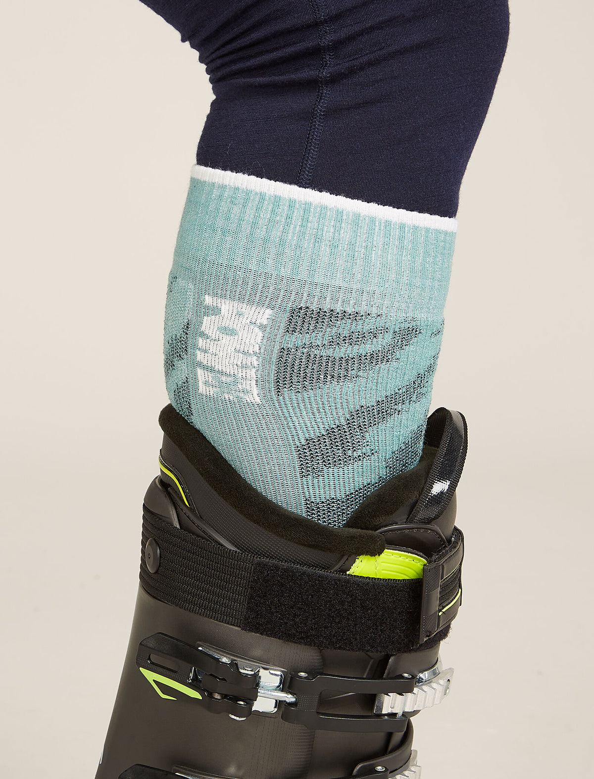 Men's Merino Blend Ski+ Medium Over The Calf Socks Protect Our Winters  - 1