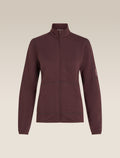 Women's Merino 400 RealFleece™ Descender Long Sleeve Zip Jacket Java - 10
