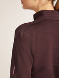 Women's Merino 400 RealFleece™ Descender Long Sleeve Zip Jacket Java - 9