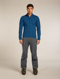 Men's Merino 400 RealFleece™ Descender Long Sleeve Zip Jacket Atlantis - 3