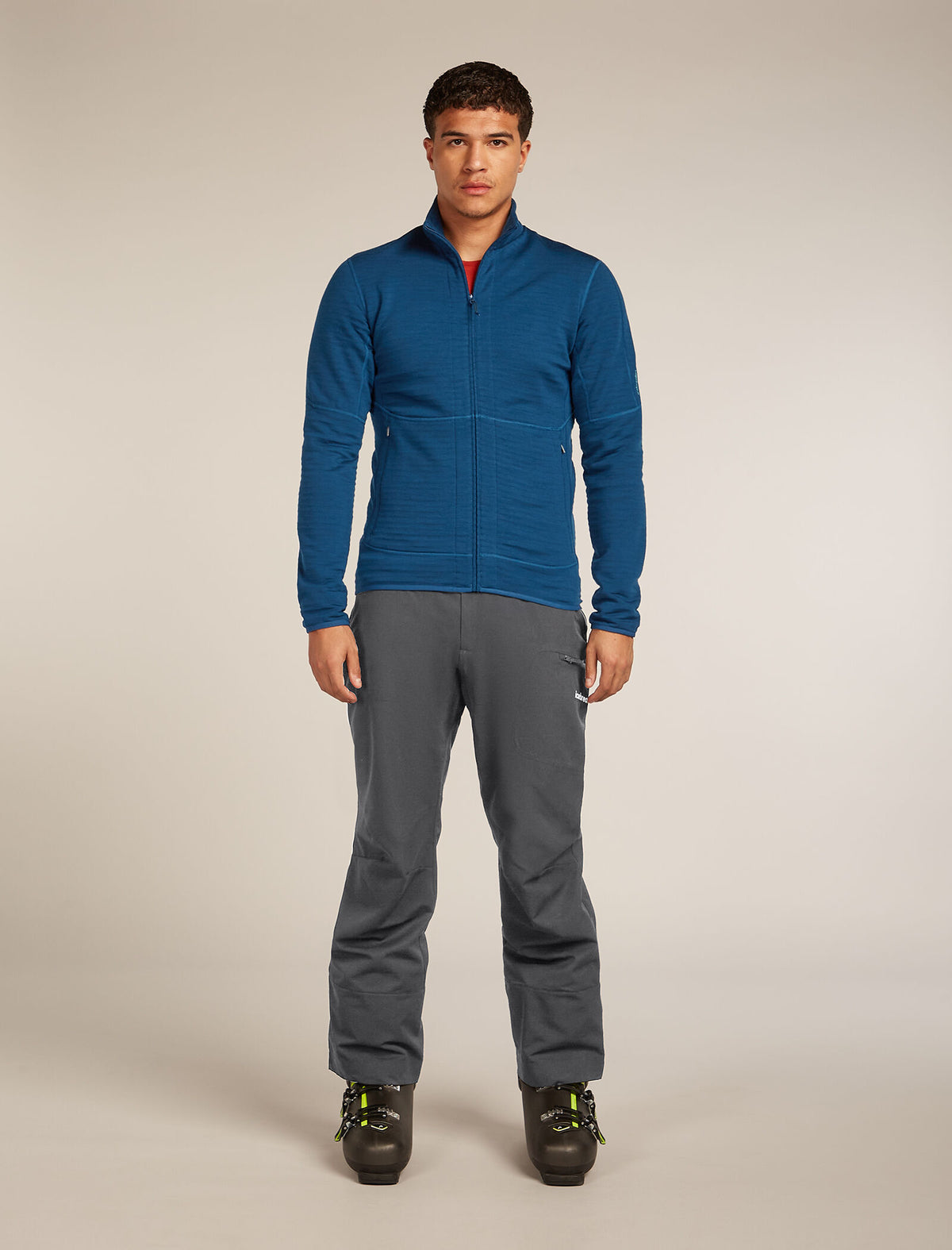 Men's Merino 400 RealFleece™ Descender Long Sleeve Zip Jacket Atlantis - 3