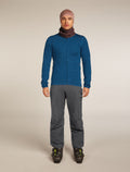 Men's Merino 400 RealFleece™ Descender Long Sleeve Zip Jacket Atlantis - 4
