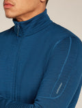 Men's Merino 400 RealFleece™ Descender Long Sleeve Zip Jacket Atlantis - 5