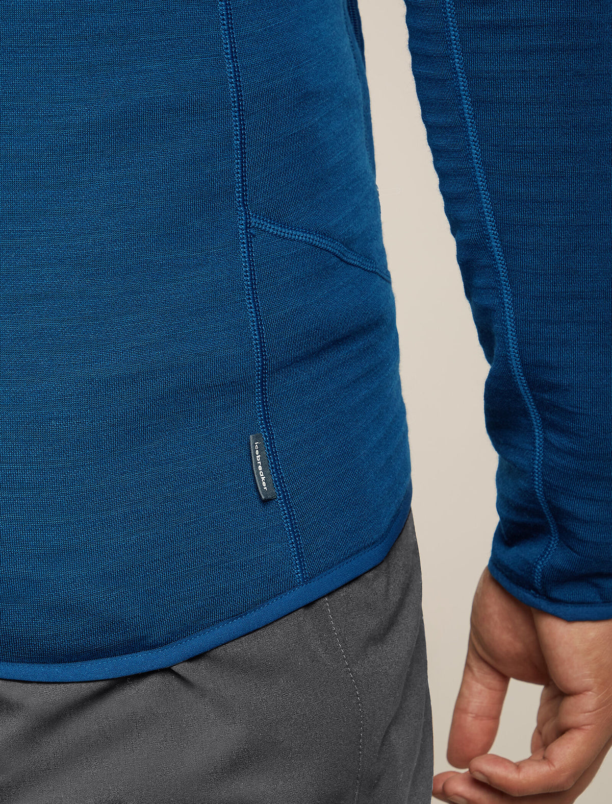Men's Merino 400 RealFleece™ Descender Long Sleeve Zip Jacket Atlantis - 8