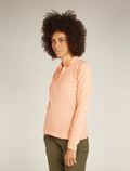 Women's Merino 360 Realfleece™ Elemental Long Sleeve Half Zip Top Sunstone - 1
