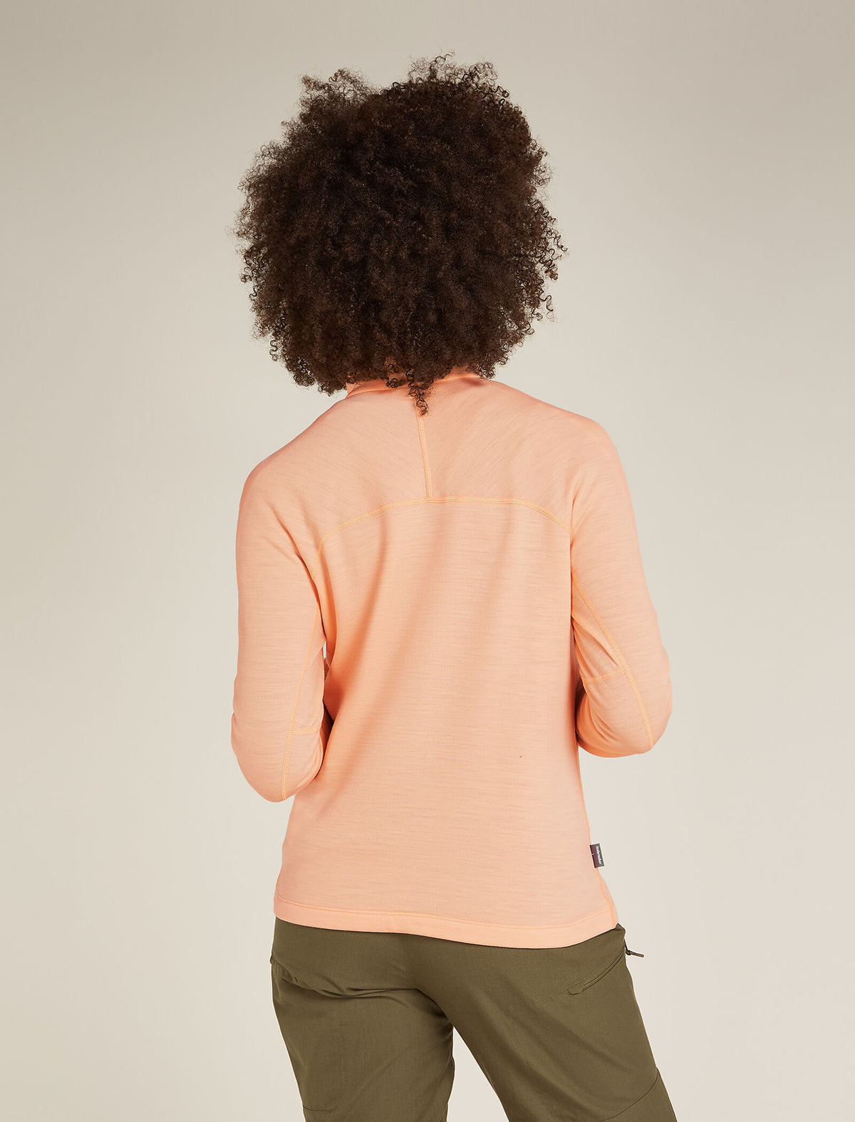 Women's Merino 360 Realfleece™ Elemental Long Sleeve Half Zip Top Sunstone - 2