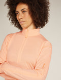 Women's Merino 360 Realfleece™ Elemental Long Sleeve Half Zip Top Sunstone - 10