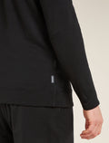 Men's Merino 360 Realfleece™ Elemental Long Sleeve Half Zip Top Black - 5
