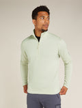 Men's Merino 360 Realfleece™ Elemental Long Sleeve Half Zip Top Ashen - 1