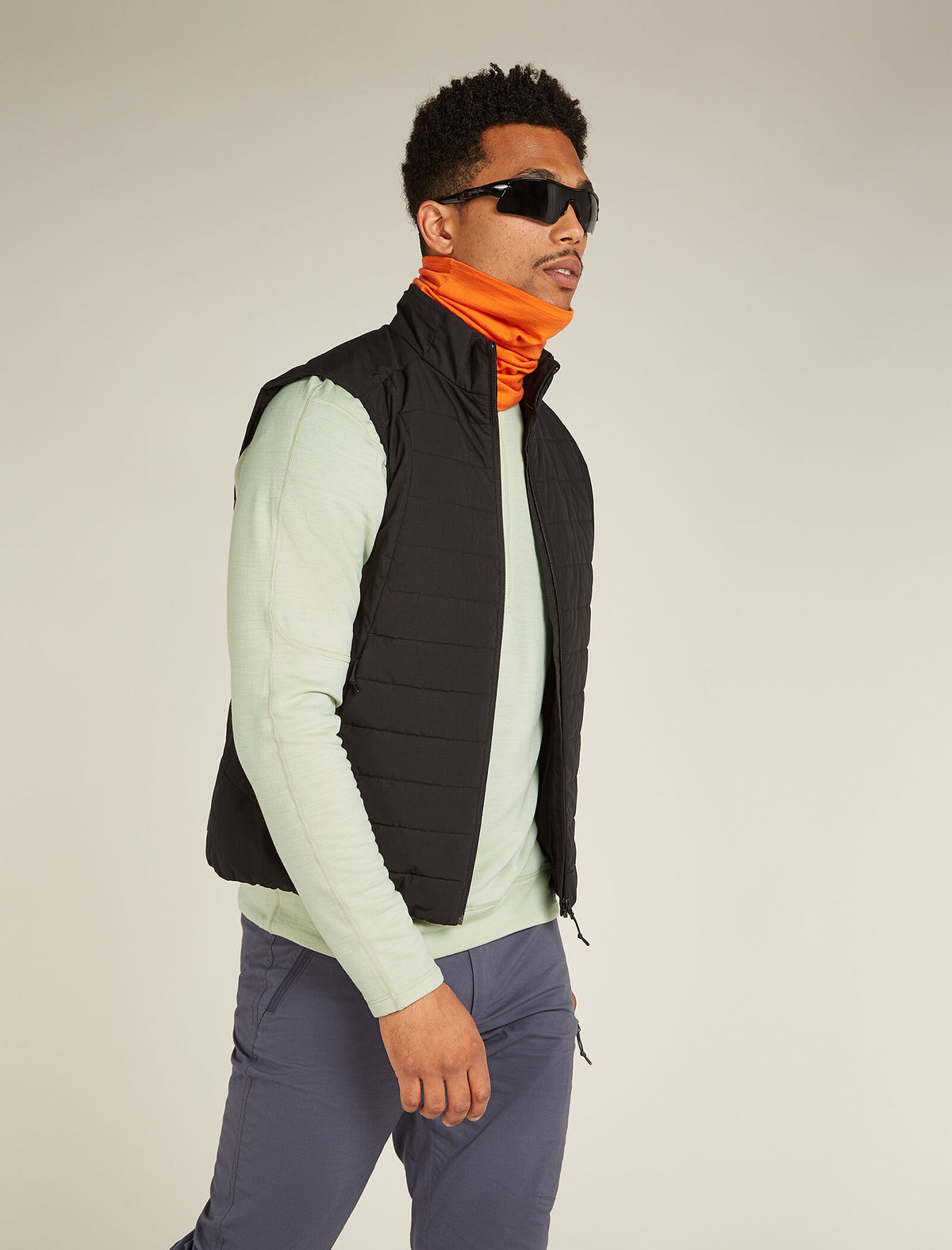 Men's Merino 360 Realfleece™ Elemental Long Sleeve Half Zip Top Ashen - 4