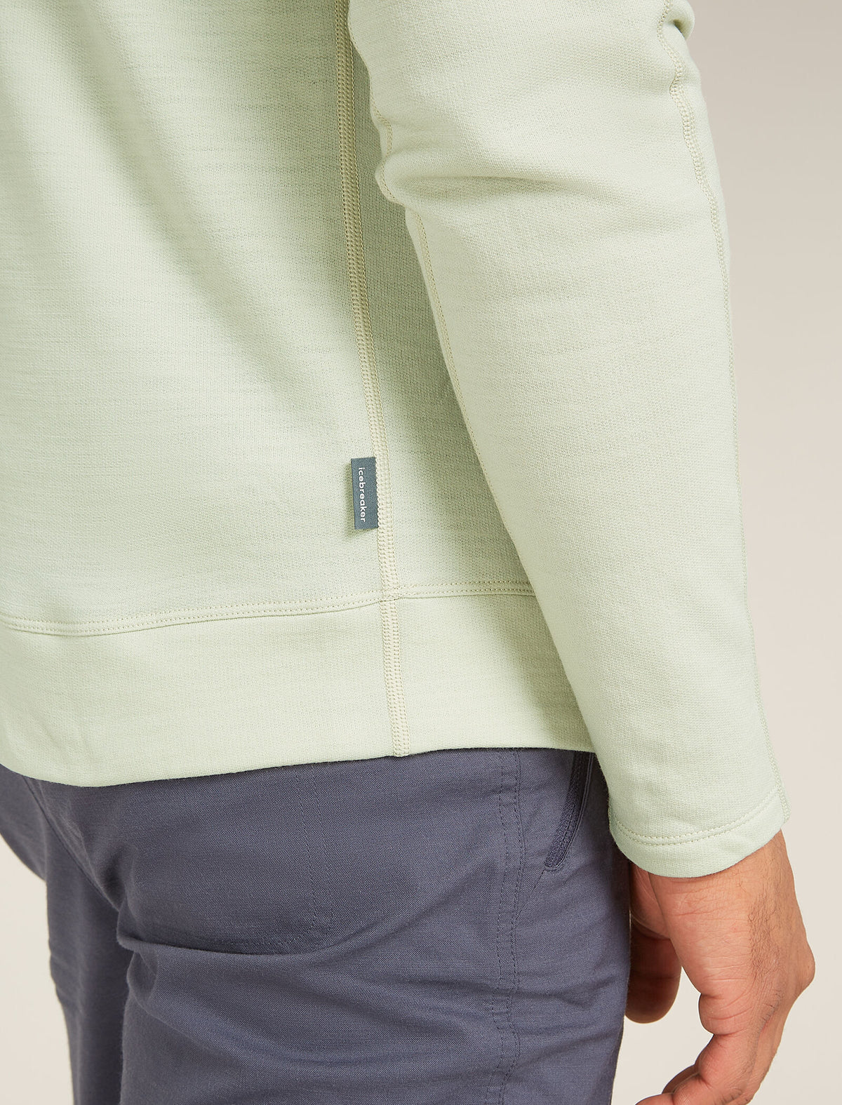 Men's Merino 360 Realfleece™ Elemental Long Sleeve Half Zip Top Ashen - 5