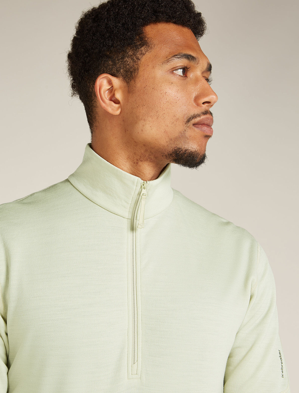Men's Merino 360 Realfleece™ Elemental Long Sleeve Half Zip Top Ashen - 9