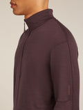 Men's Merino 360 Realfleece™ Elemental Long Sleeve Half Zip Top Java - 5