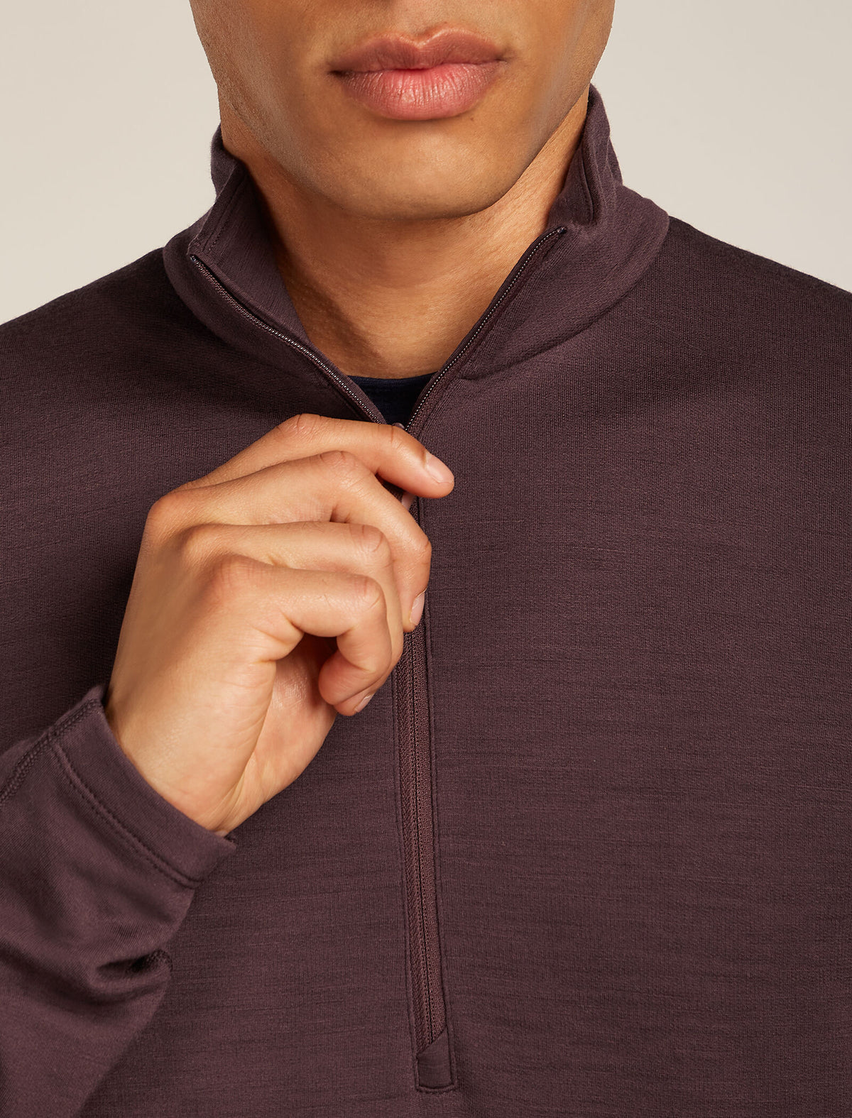 Men's Merino 360 Realfleece™ Elemental Long Sleeve Half Zip Top Java - 6