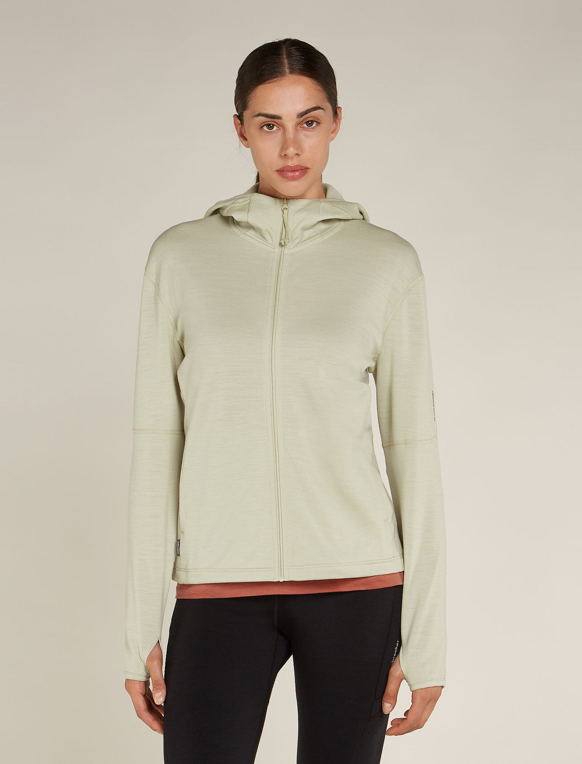 Women's Merino 360 Realfleece™ Elemental Long Sleeve Zip Hoodie Ashen - 1