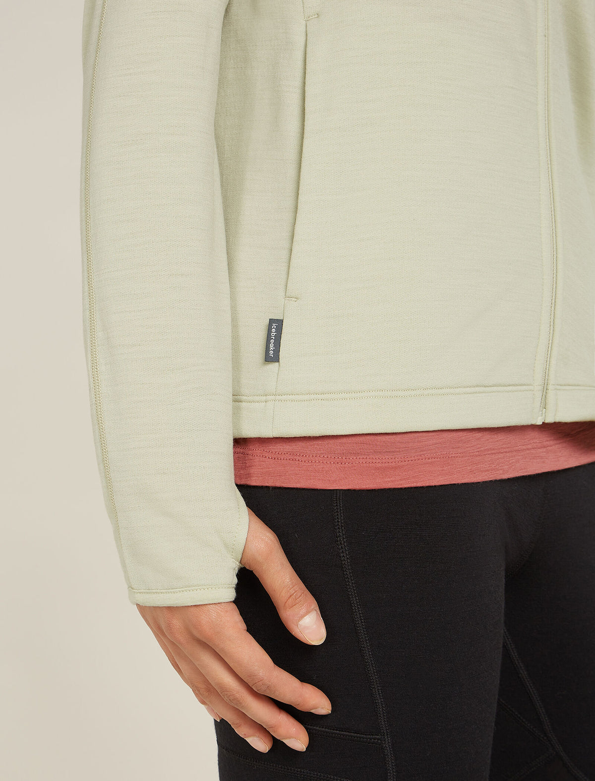 Women's Merino 360 Realfleece™ Elemental Long Sleeve Zip Hoodie Ashen - 5
