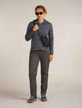 Women's Merino 360 Realfleece™ Elemental Long Sleeve Zip Hoodie Obsidian - 4