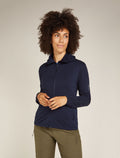 Women's Merino 360 Realfleece™ Elemental Long Sleeve Zip Hoodie Glacier - 1