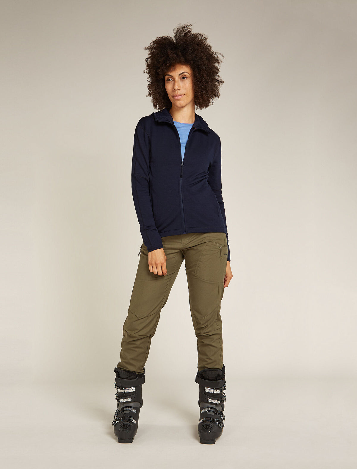 Women's Merino 360 Realfleece™ Elemental Long Sleeve Zip Hoodie Glacier - 3