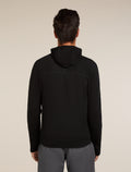 Men's Merino 360 Realfleece™ Elemental Long Sleeve Zip Hoodie Black - 2