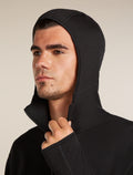 Men's Merino 360 Realfleece™ Elemental Long Sleeve Zip Hoodie Black - 11