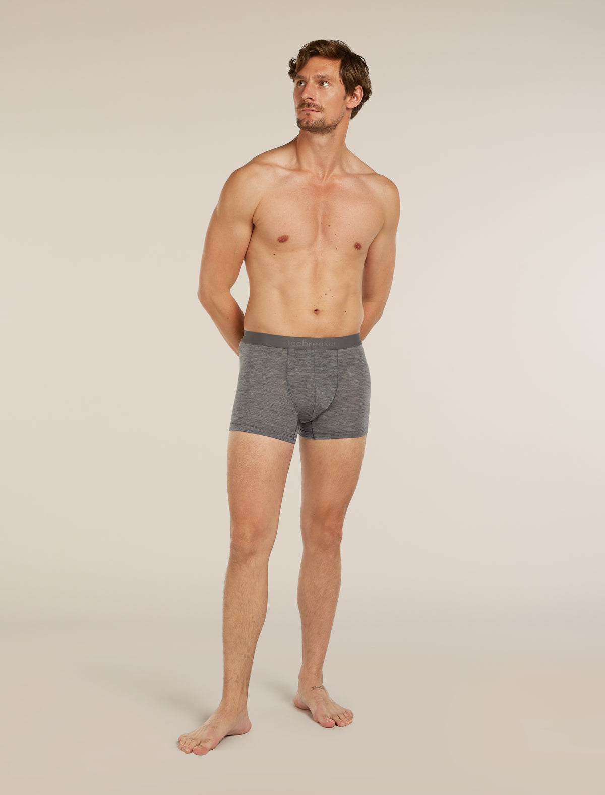 Men's Merino Blend 125 Cool-Lite™ Anatomica Boxers Gritstone Heather - 3
