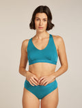 Women's Merino Blend 125 Cool-Lite™ Sprite Racerback Bra Topaz - 1