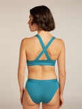 Women's Merino Blend 125 Cool-Lite™ Sprite Racerback Bra Topaz - 2
