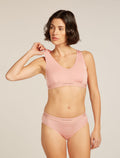 Women's Merino Blend 125 Cool-Lite™ Sprite Racerback Bra Blush - 6