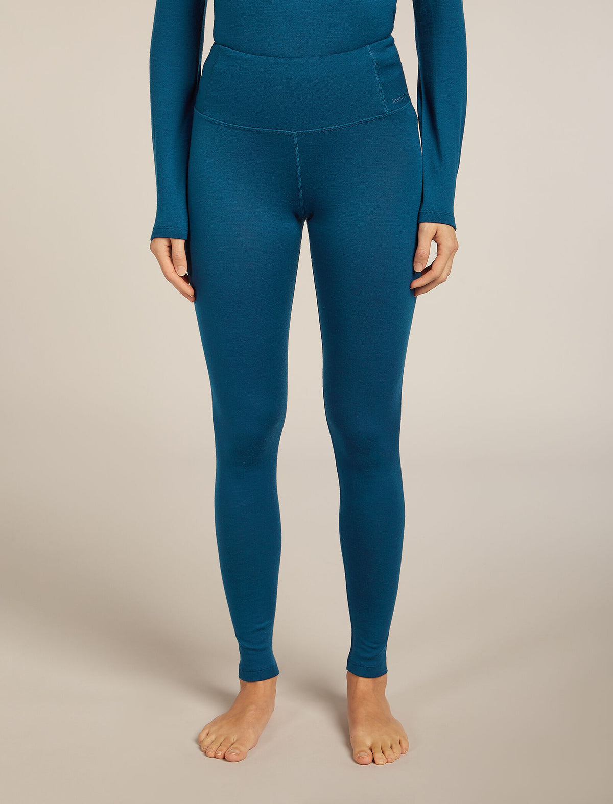 Women's Merino 260 Tech High Rise Thermal Leggings Atlantis - 1