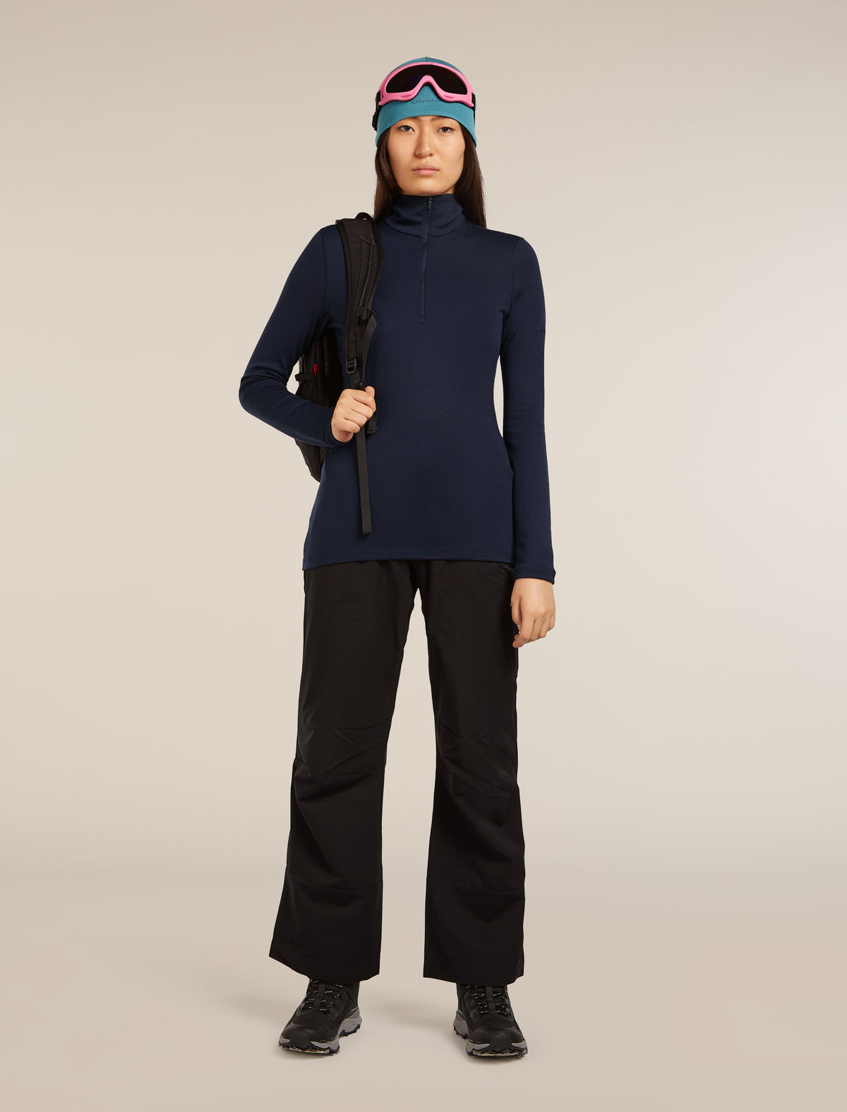 Women's Merino 260 Tech High Rise Thermal Leggings Midnight Navy - 4