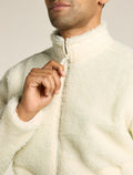 Men's Merino Blend 960 RealFleece™ High Pile Long Sleeve Zip Jacket Undyed - 5
