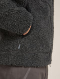 Men's Merino Blend 960 RealFleece™ High Pile Long Sleeve Zip Jacket Jet Heather/Black - 8
