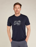 Men's Merino 150 Tech Lite Short Sleeve T-Shirt Van Life Glacier - 1