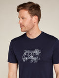 Men's Merino 150 Tech Lite Short Sleeve T-Shirt Van Life Glacier - 5