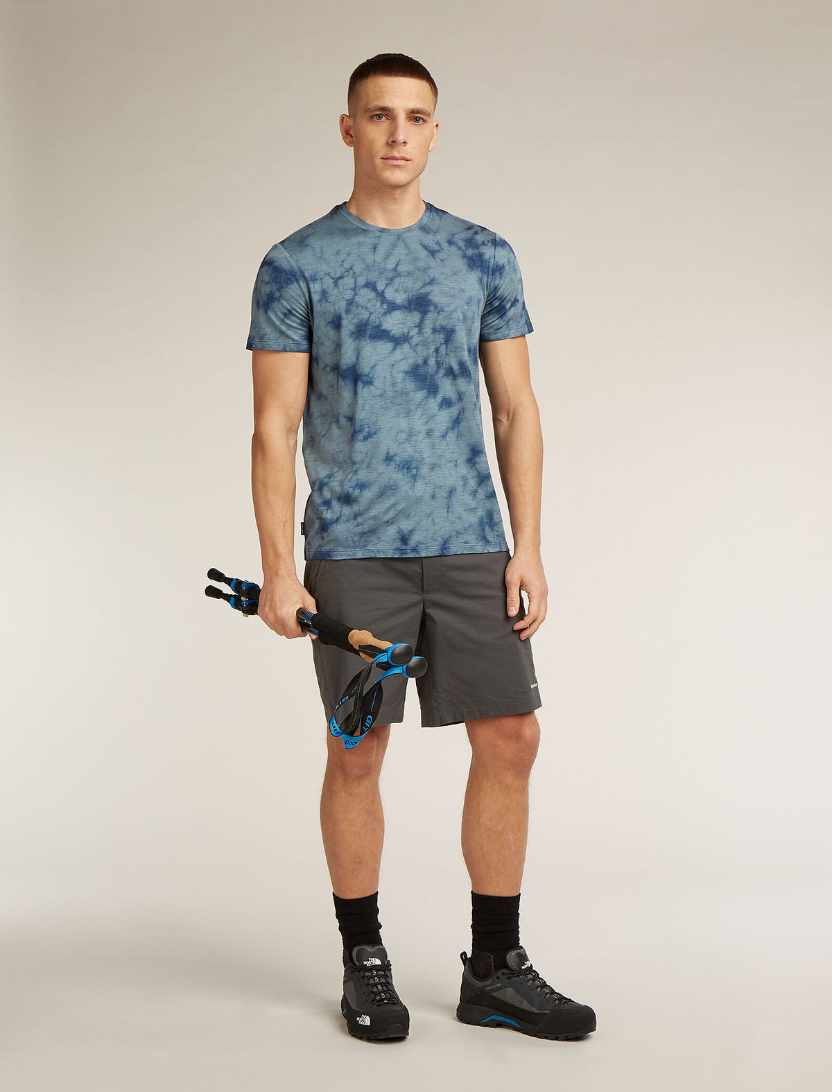 Men's Merino 150 Tech Lite Short Sleeve T-Shirt Cloud Dye  - 4