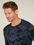 Men's Merino 200 Oasis Long Sleeve Crewe Thermal Top Cloud Dye  - 1