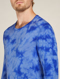 Men's Merino 200 Oasis Long Sleeve Crewe Thermal Top Cloud Dye  - 6