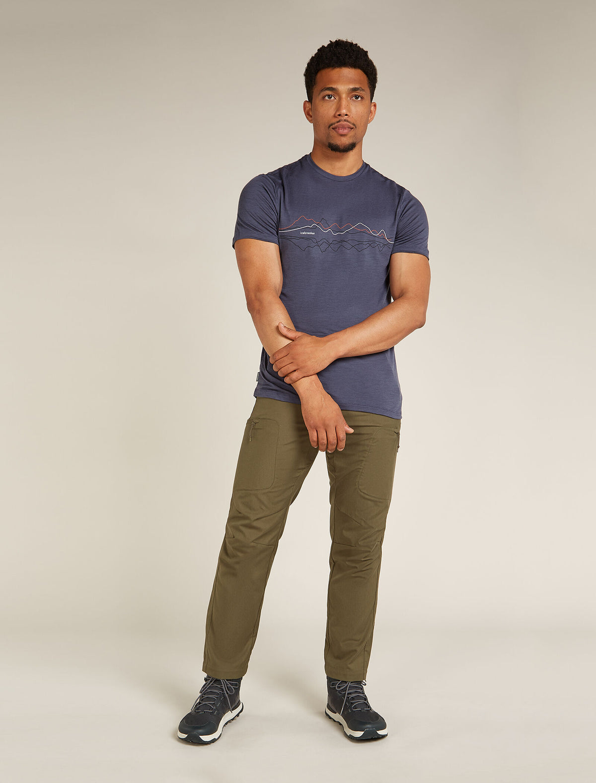 Men's Merino 150 Tech Lite Short Sleeve T-Shirt Icebreaker Graphite - 3