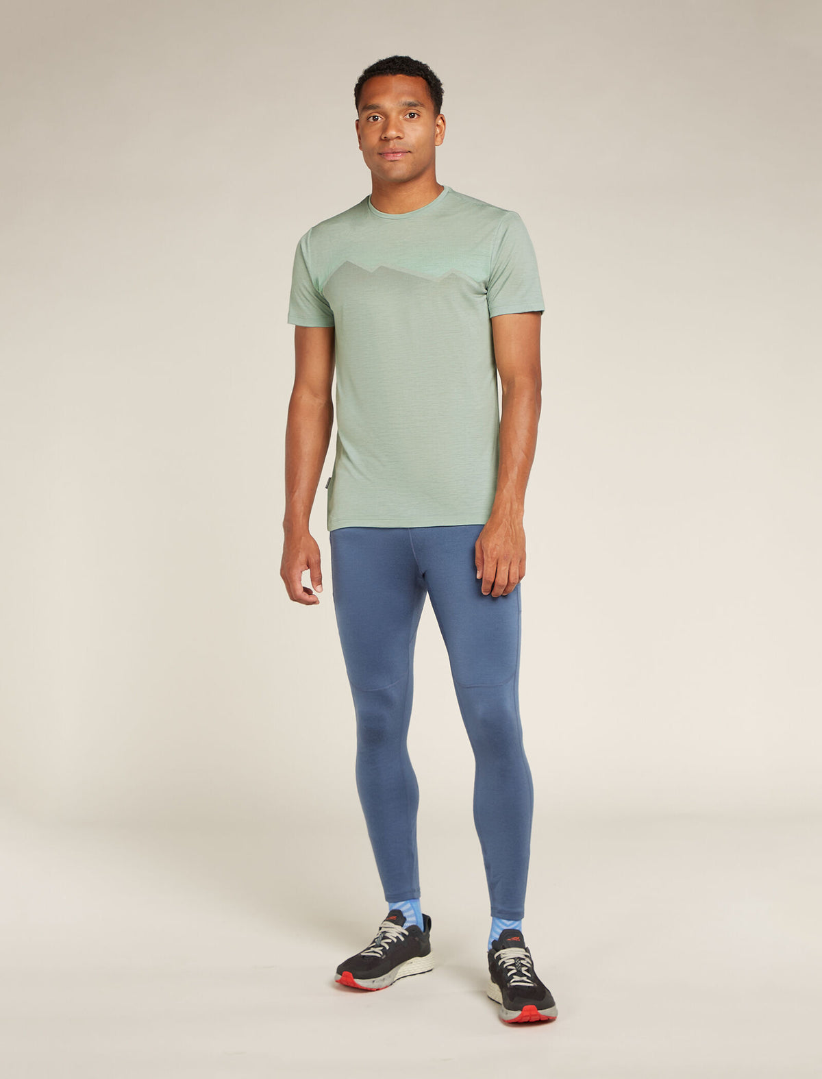 Men's Merino Blend 125 Cool-Lite™ Sphere Short Sleeve T-Shirt Radiant Peak Moss - 3