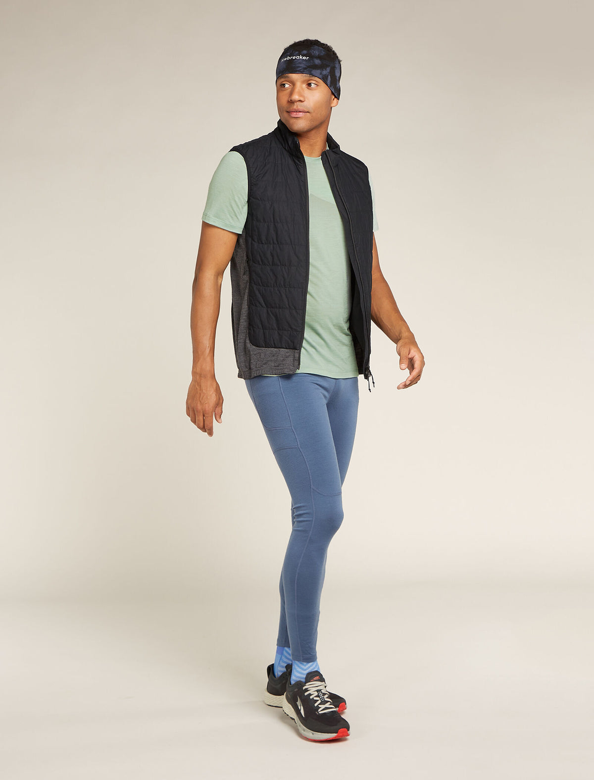 Men's Merino Blend 125 Cool-Lite™ Sphere Short Sleeve T-Shirt Radiant Peak Moss - 4