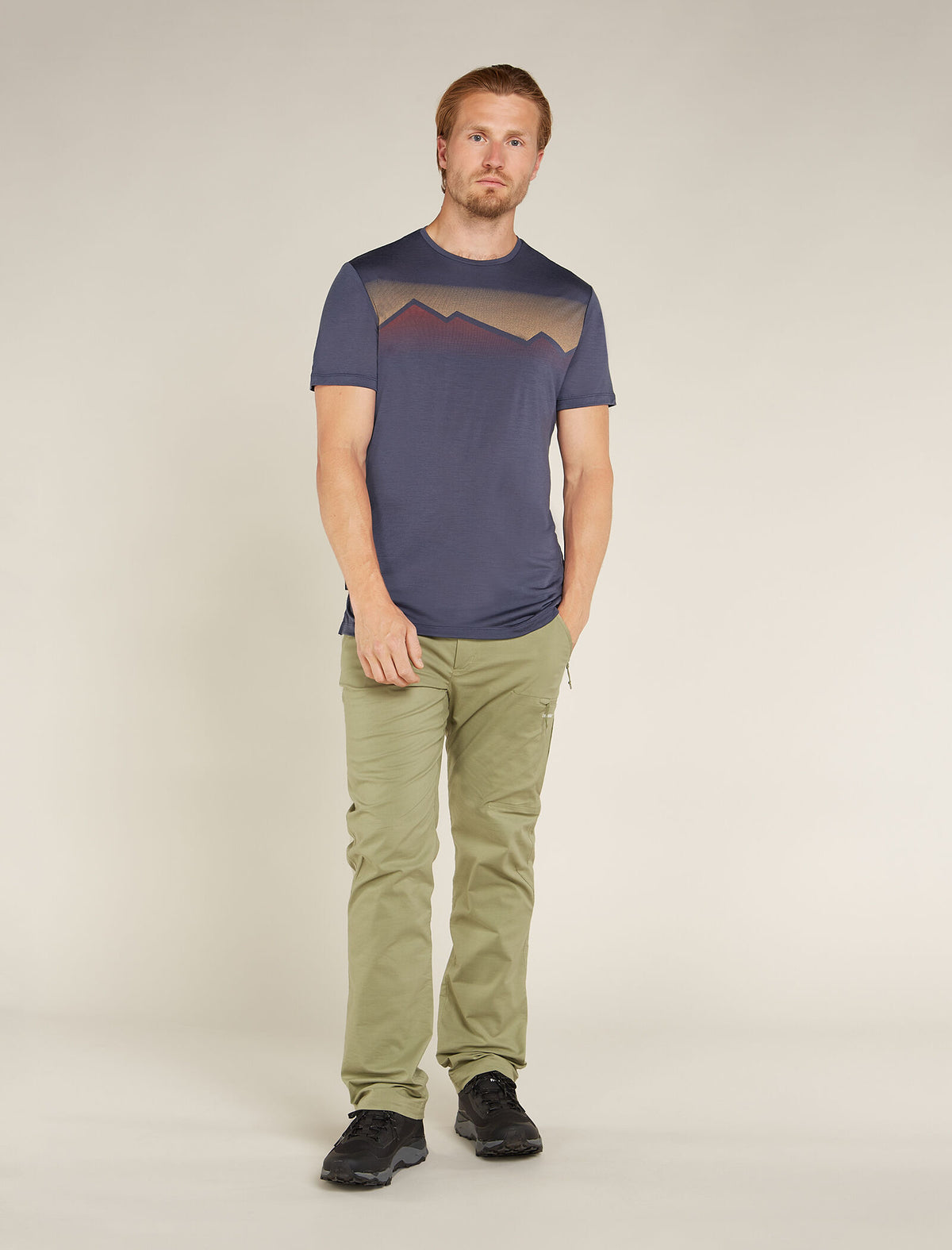 Men's Merino Blend 125 Cool-Lite™ Sphere Short Sleeve T-Shirt Radiant Peak  - 3