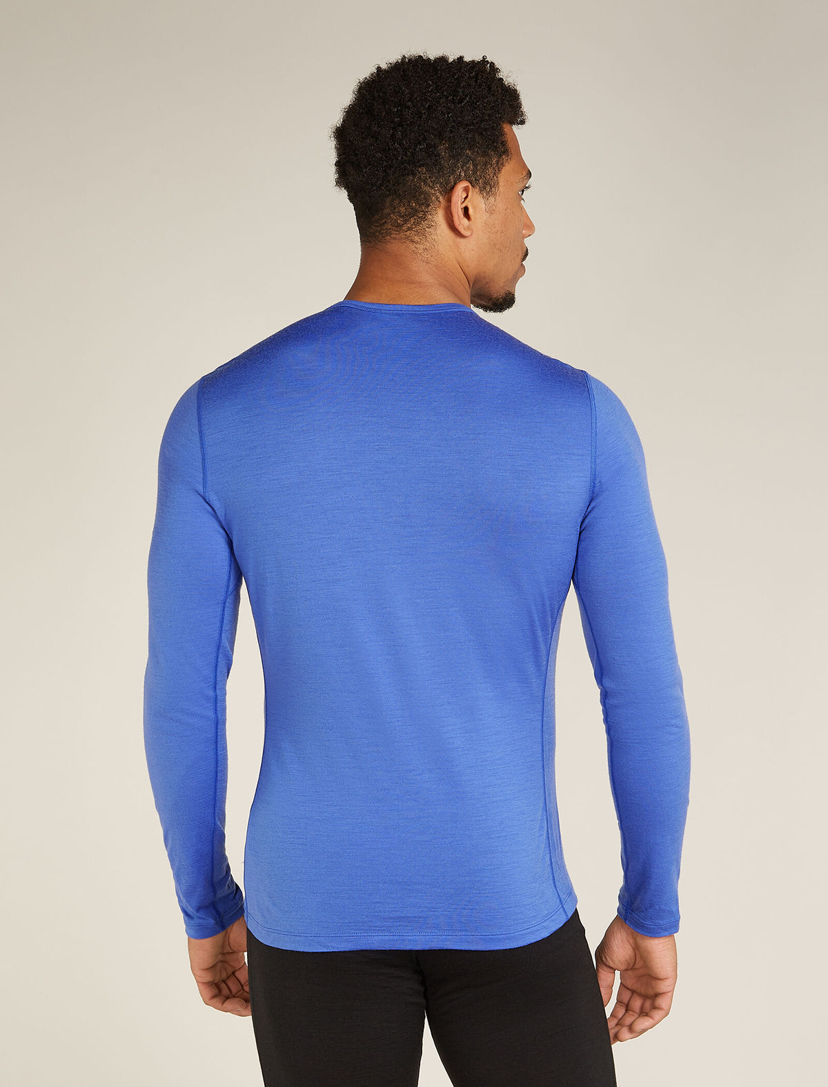 Men's Merino 200 Oasis Long Sleeve Crewe Thermal Top Ruapehu Round  - 2
