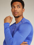 Men's Merino 200 Oasis Long Sleeve Crewe Thermal Top Ruapehu Round  - 5