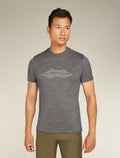 Men's Merino 150 Tech Lite Short Sleeve T-Shirt Pukaki Reflected  - 1