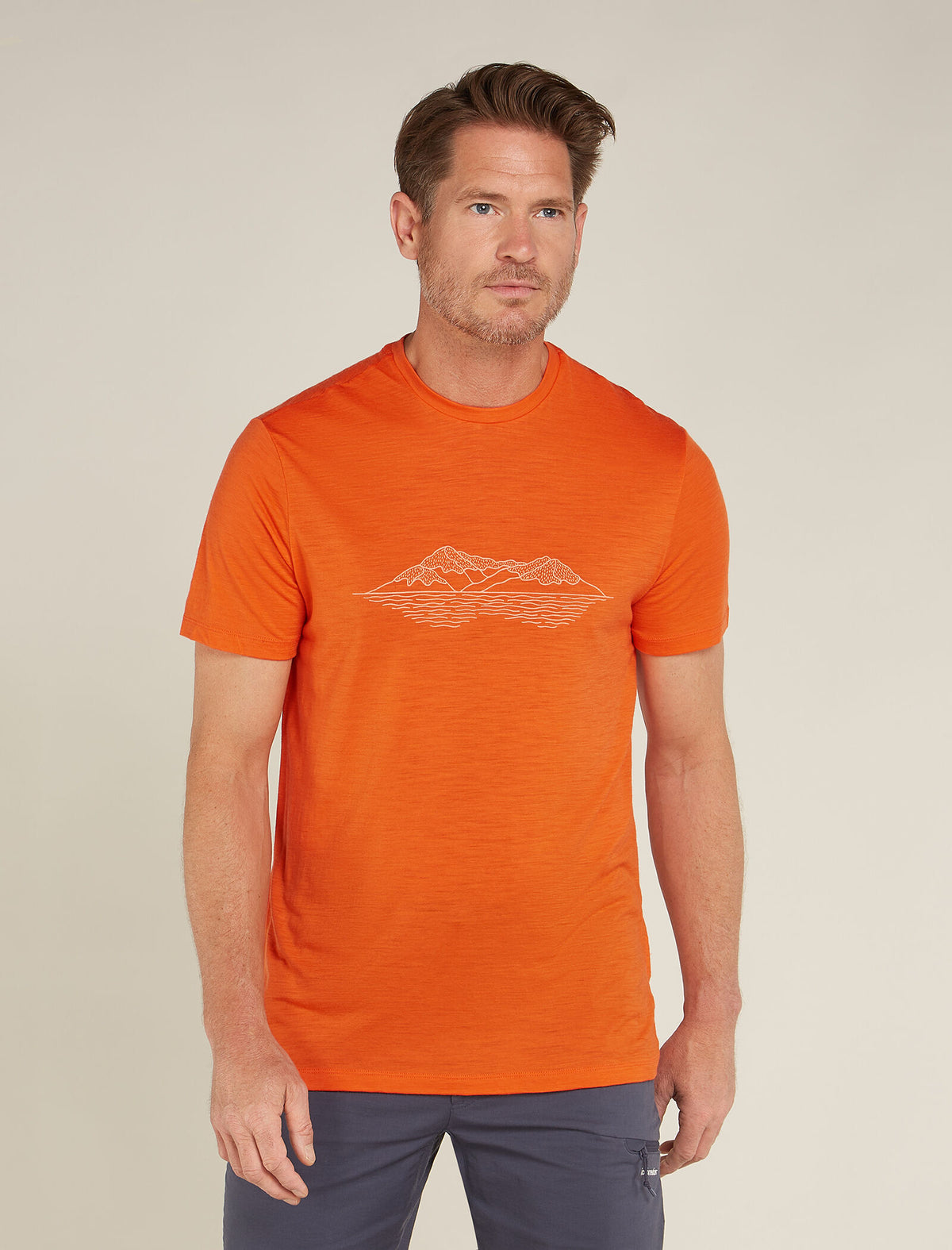 Men's Merino 150 Tech Lite Short Sleeve T-Shirt Pukaki Reflected  - 1