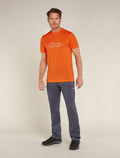 Men's Merino 150 Tech Lite Short Sleeve T-Shirt Pukaki Reflected  - 4
