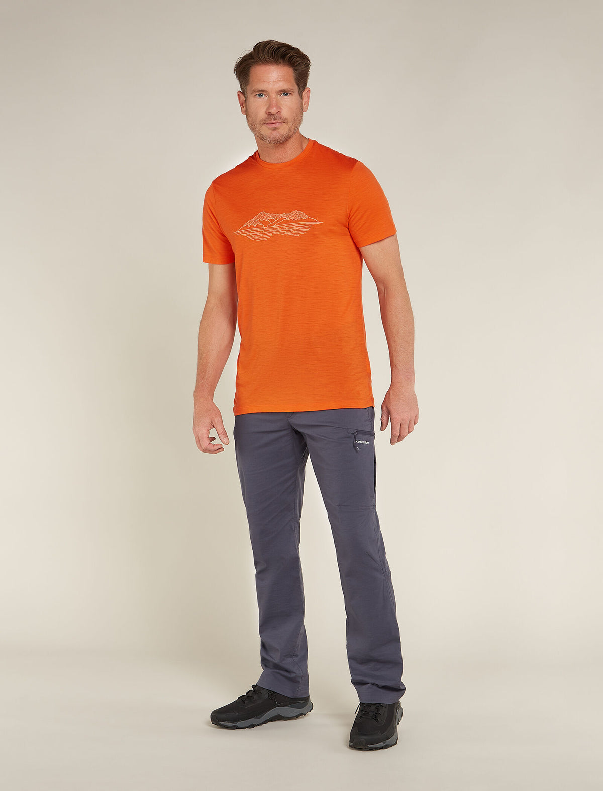 Men's Merino 150 Tech Lite Short Sleeve T-Shirt Pukaki Reflected  - 3